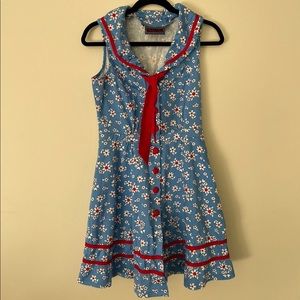 Voodoo Vixen Pinup Rockabilly Dress